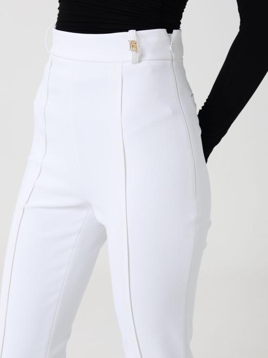 26SS 엘리자베타프랜치 스트레이트 팬츠 PA16961E2 360 White - ELISABETTA FRANCHI