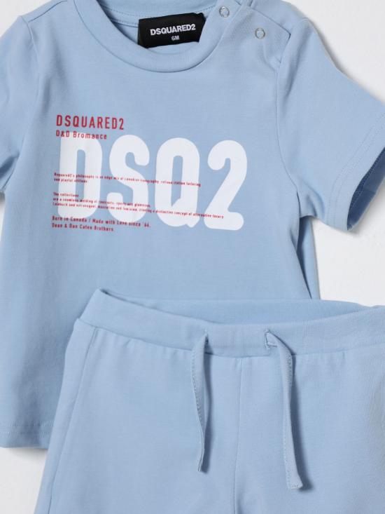 26SS [키즈] 디스퀘어드2 오버롤 DQ3249D008J DQ814 Gnawed Blue - DSQUARED2