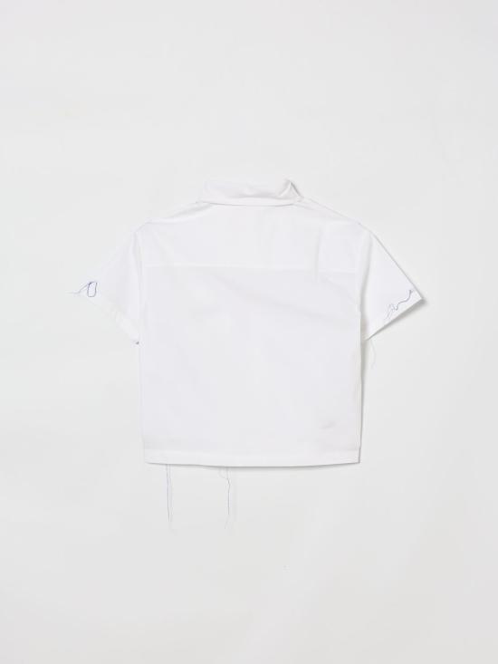 26SS [키즈] 엠에스지엠 셔츠 S6MSJUSI141 001 White - MSGM