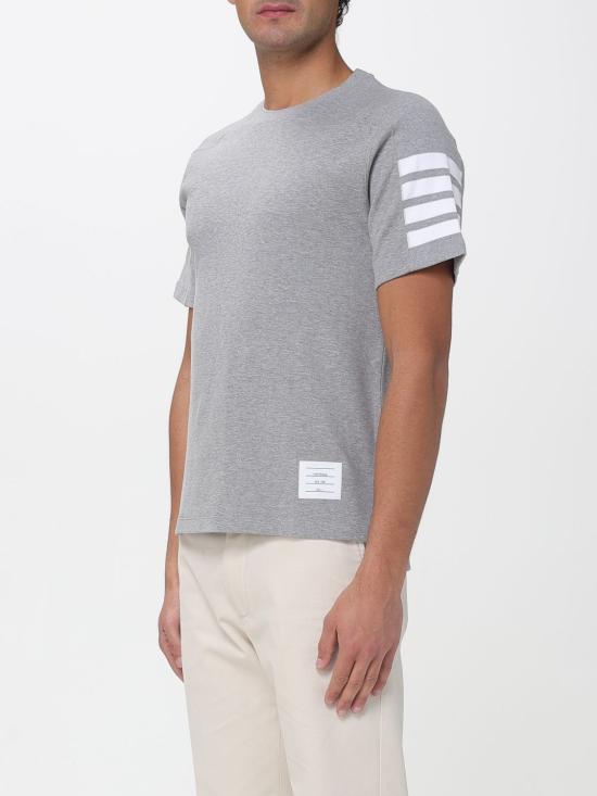 26SS 톰브라운 반팔 티셔츠 MJS246A07323 055 Grey - THOM BROWNE