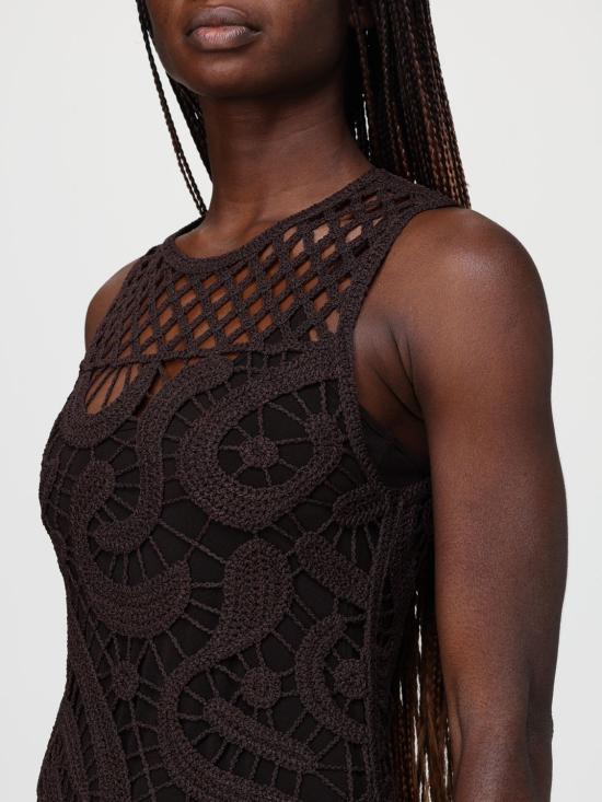 26SS 핑코 롱 원피스 106361A354 M05 Brown - PINKO