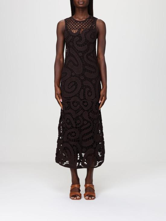 26SS 핑코 롱 원피스 106361A354 M05 Brown