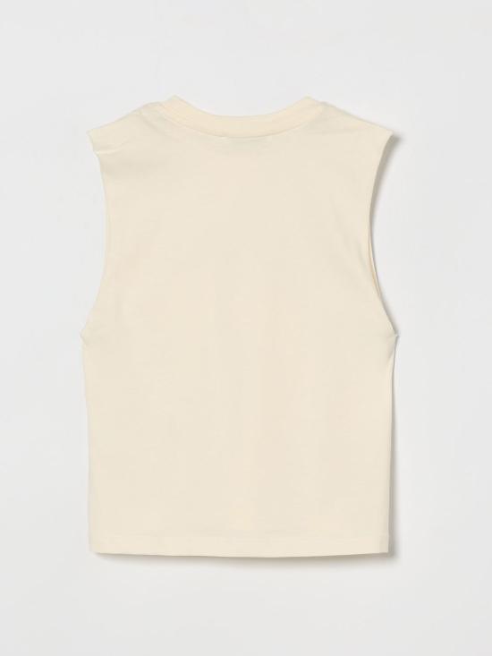 26SS [키즈] 엠에스지엠 티셔츠 S6MSJBTH242 013 Yellow Cream - MSGM