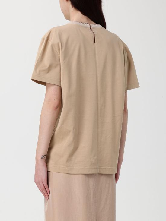 26SS 파비아나 필리피 반팔 티셔츠 JED266F133L920 0157 Beige - FABIANA FILIPPI