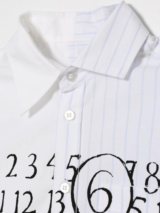 26SS [키즈] MM6 메종마르지엘라 셔츠 M60947MM07H M6C44 White - MM6 MAISON MARGIELA