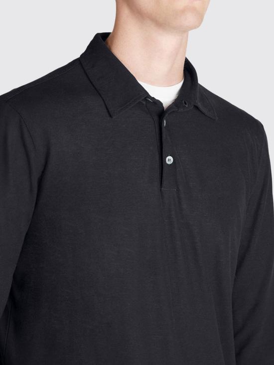 26SS 자노네 폴로 티셔츠 815132ZG380 Z0015 Black - ZANONE