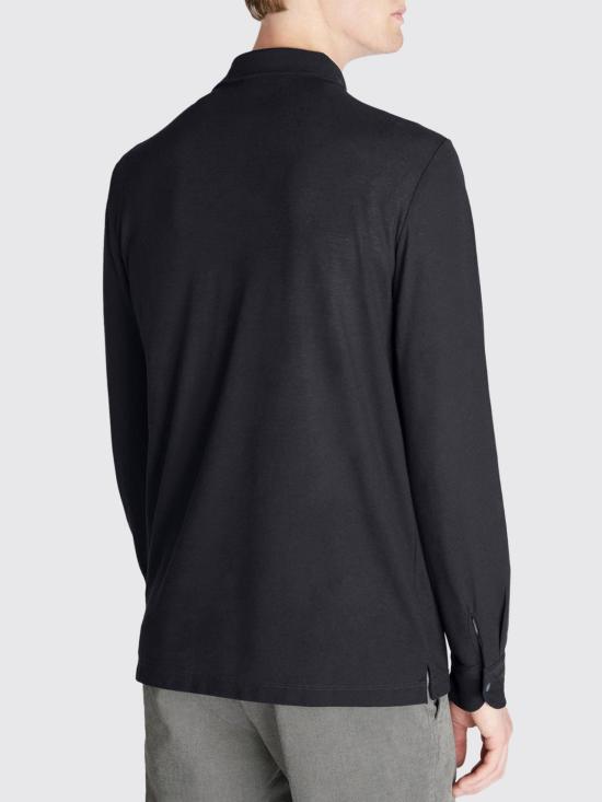 26SS 자노네 폴로 티셔츠 815132ZG380 Z0015 Black - ZANONE