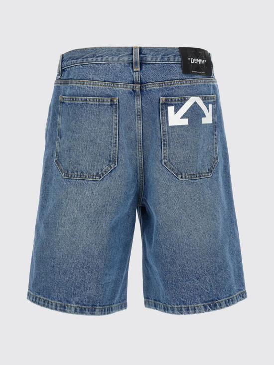 26SS 오프화이트 숏팬츠 OMYC028S26DEN001 4000 Blue - OFF WHITE