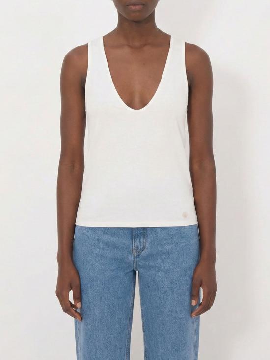 26SS 루루 드 세종 민소매 티셔츠 ALBIALDS IV White