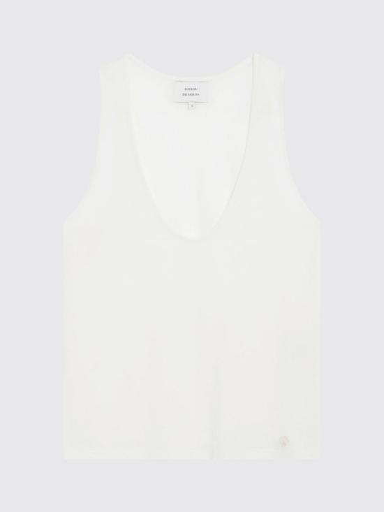 26SS 루루 드 세종 민소매 티셔츠 ALBIALDS IV White - LOULOU DE SAISON