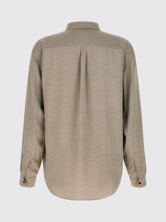 26SS 발망 긴팔 셔츠 GH1HS555VI74 9DJ Grey - BALMAIN