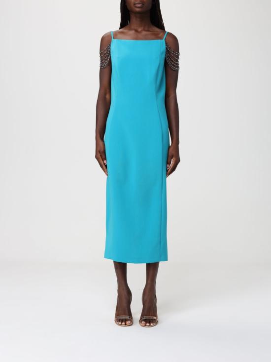 26SS 핑코 롱 원피스 106627A34P V76 Green