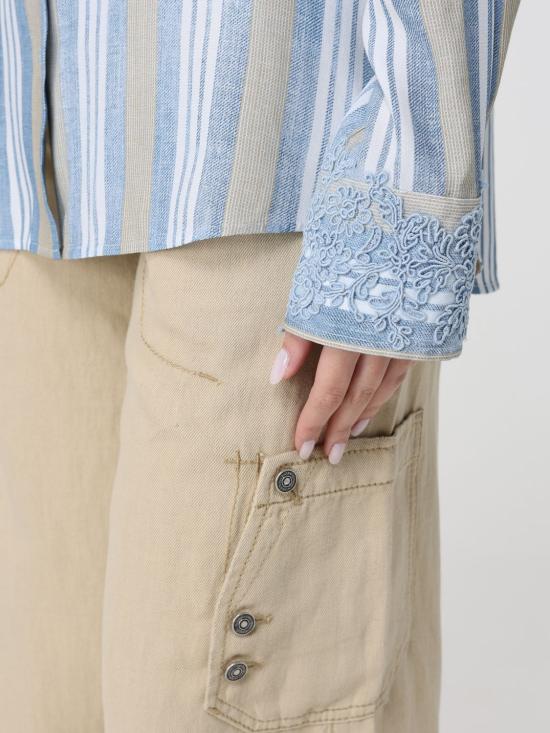 26SS 에르마노 설비노 셔츠 D482K394APOQN S4807 Gnawed Blue - ERMANNO SCERVINO