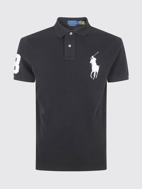 26SS 폴로 랄프로렌 폴로 티셔츠 710688969 001 Black - POLO RALPH LAUREN