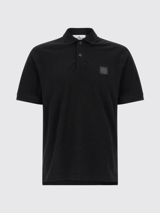 26SS 스톤 아일랜드 폴로 티셔츠 2200002S0F39 V0029 Black - STONE ISLAND