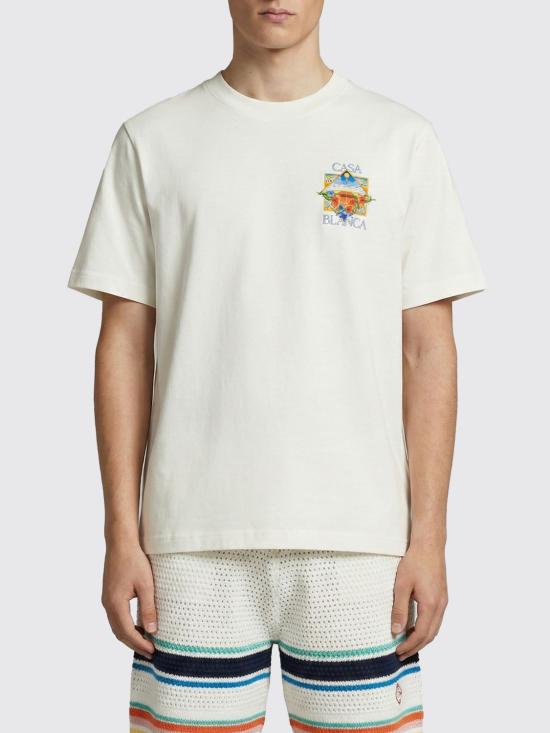 26SS 카사블랑카 반팔 티셔츠 MSS26JTS001 13 White