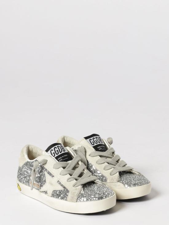 26SS [키즈] 골든구스 스니커즈 GYF00101F000416 70136 Silver - GOLDEN GOOSE