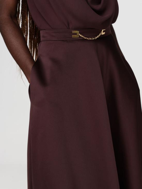 26SS 엘리자베타프랜치 미디 스커트 GO15661E2 644 Brown - ELISABETTA FRANCHI