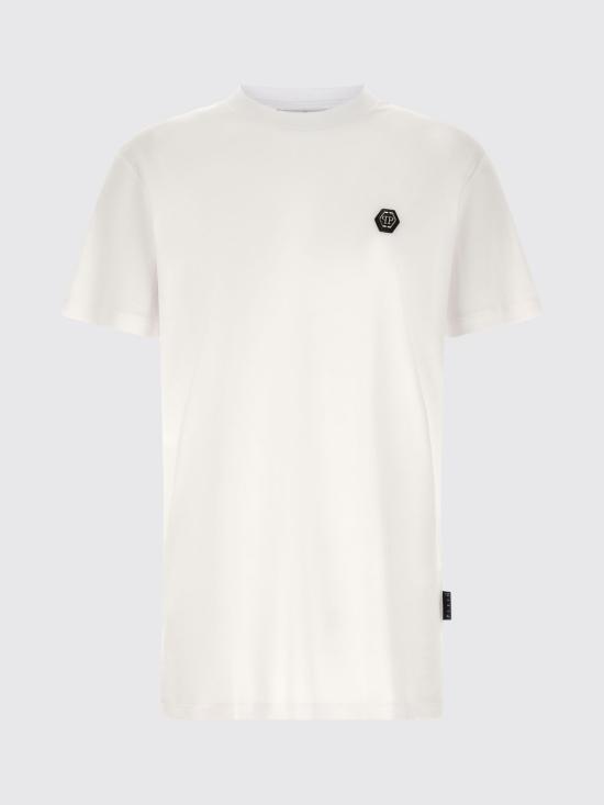 26SS 필립 플레인 반팔 티셔츠 AAECMTK8740PJY002N 01 White - PHILIPP PLEIN