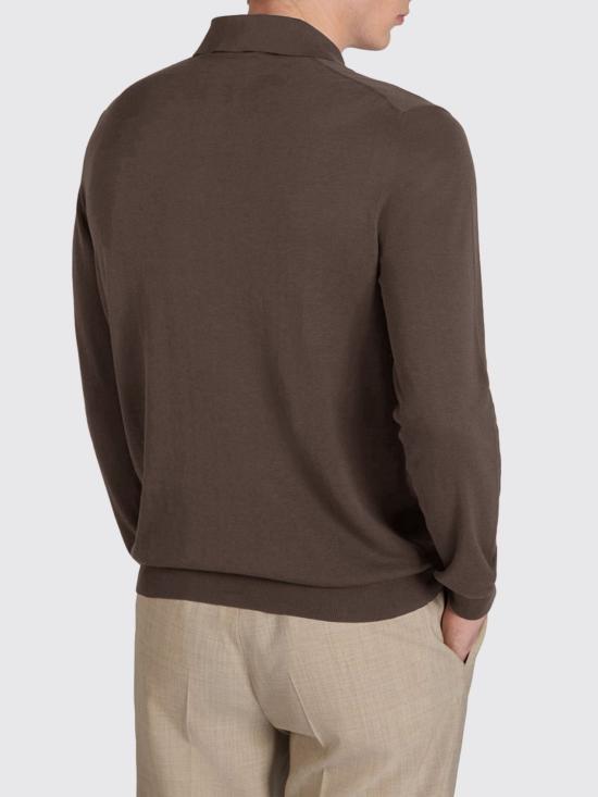 26SS 자노네 폴로 티셔츠 810232ZQ307 Z1795 Brown - ZANONE