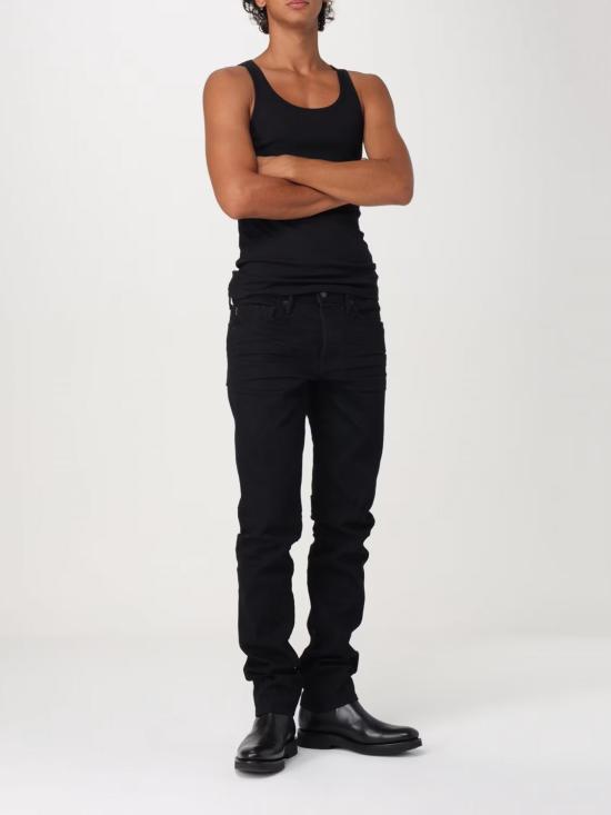 26SS 톰포드 반팔 티셔츠 T4D101210 002 Black - TOMFORD