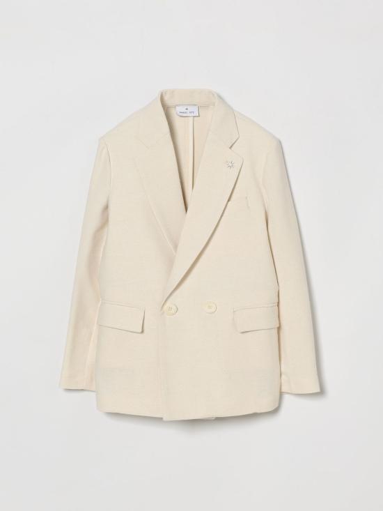 26SS [키즈] 마뉴엘리츠 캐주얼 자켓 MR3258 ECRU Beige