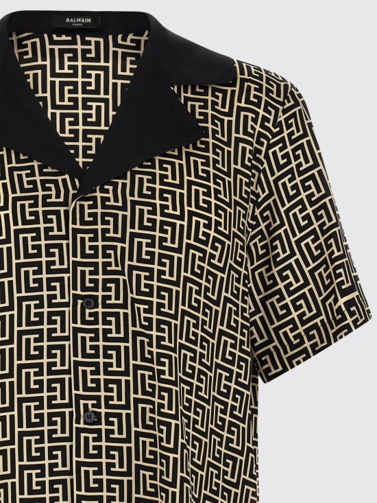 26SS 발망 반팔 셔츠 GH1HN133VI36 GXE Ivory - BALMAIN