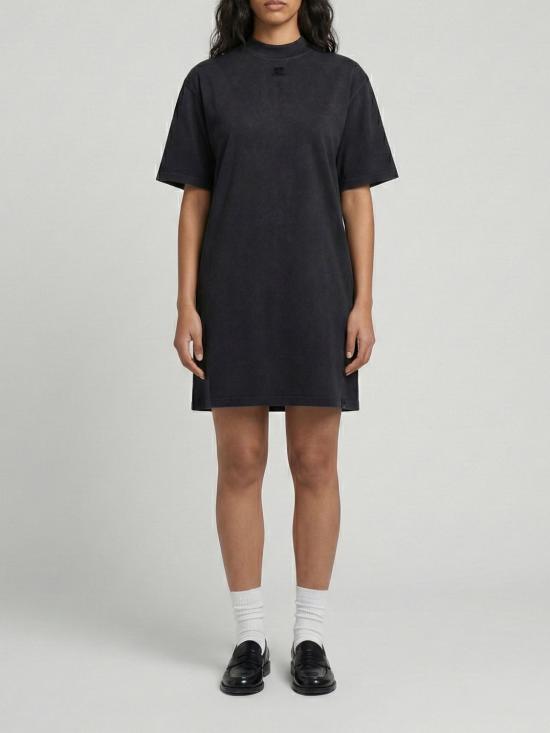 26SS 쿠레쥬 롱 원피스 126JRO801JS0273 9999 Black