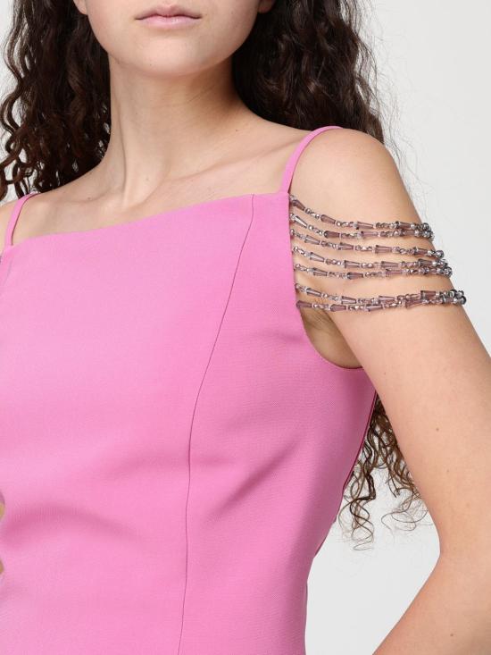 26SS 핑코 롱 원피스 106627A34P P28 Pink - PINKO