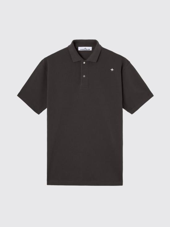 26SS 스톤 아일랜드 폴로 티셔츠 2200003S00G9 V0065 Charcoal - STONE ISLAND