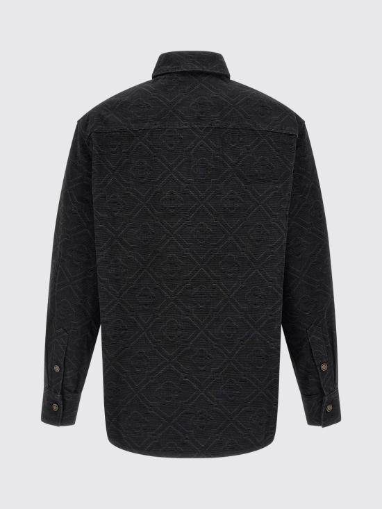 26SS 카사블랑카 긴팔 셔츠 MSP26SH240 01 Black - CASABLANCA