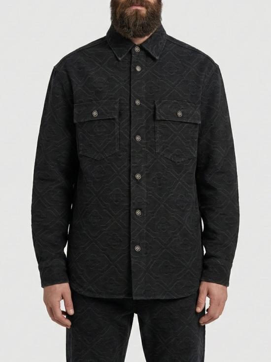 26SS 카사블랑카 긴팔 셔츠 MSP26SH240 01 Black