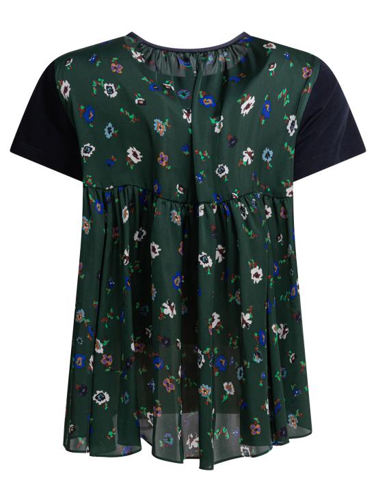 26SS 사카이 반팔 티셔츠 2608390213 BLUE - SACAI