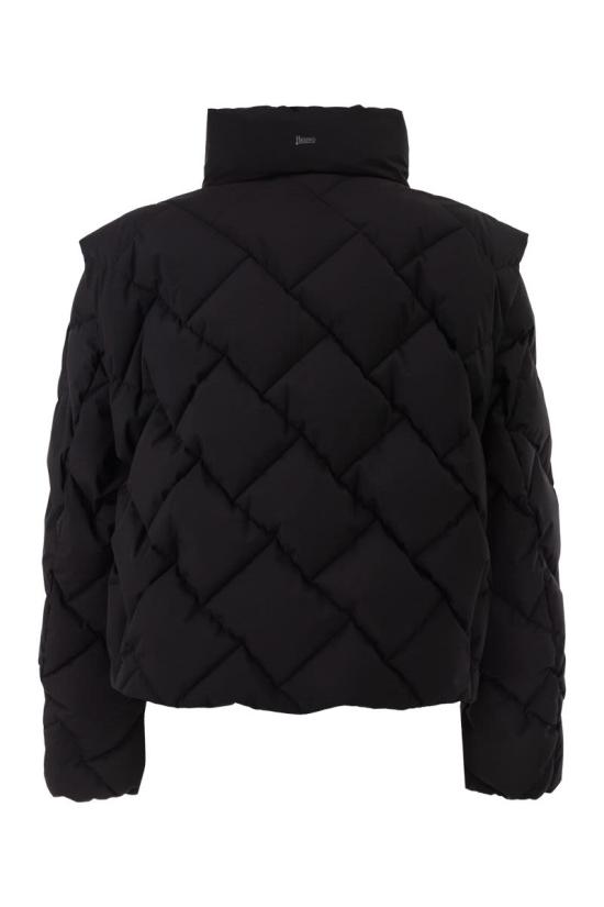 25FW 에르노 숏 패디드 자켓 PI002144D12840 9300 BLACK - HERNO