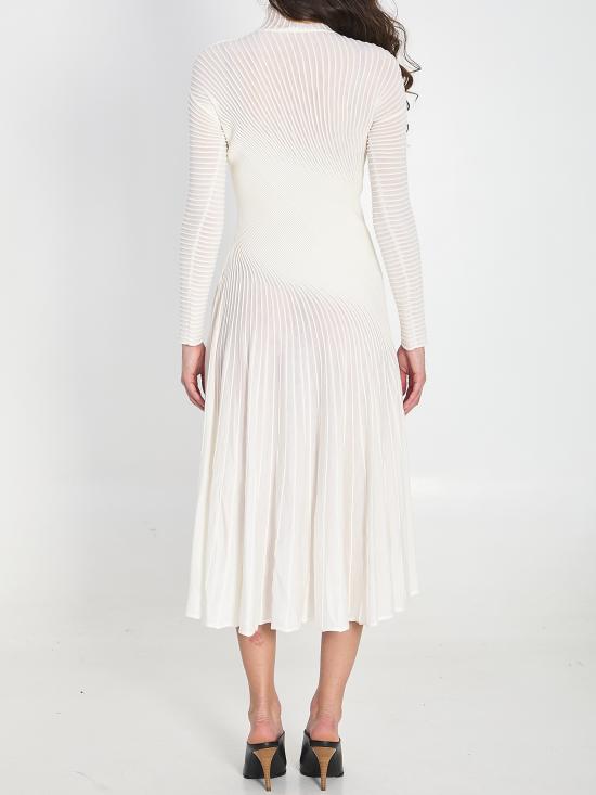 26SS 알라이아 미디 원피스 AA9R2834K142C 000 WHITE - ALAIA