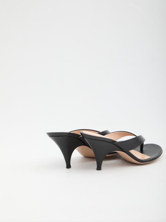 26SS 지안비토로시 샌들 G1013870RIC BLACK - GIANVITO ROSSI