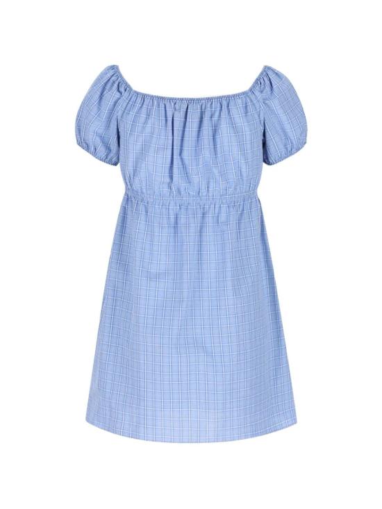 26SS 미우미우 미디 원피스 MF6225SOOO183A F0076 BLUE - MIU MIU