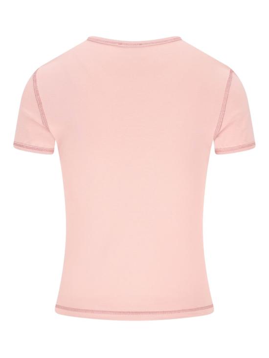 26SS 디젤 반팔 티셔츠 A209800QHHA 33L PINK PURPLE - DIESEL