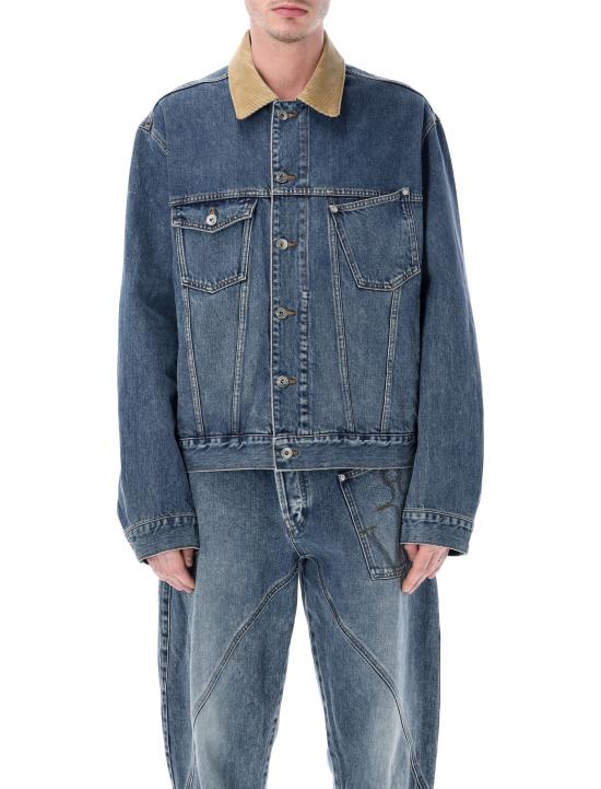 26SS JW앤더슨 데님 자켓 DJ0039PG1930 172 MID BLUE