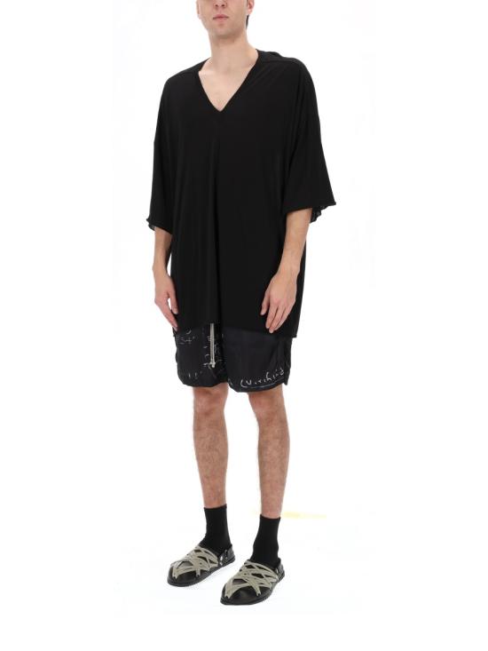 26SS 릭 오웬스 반팔 티셔츠 RR01F2279 BH09 BLACK - RICK OWENS