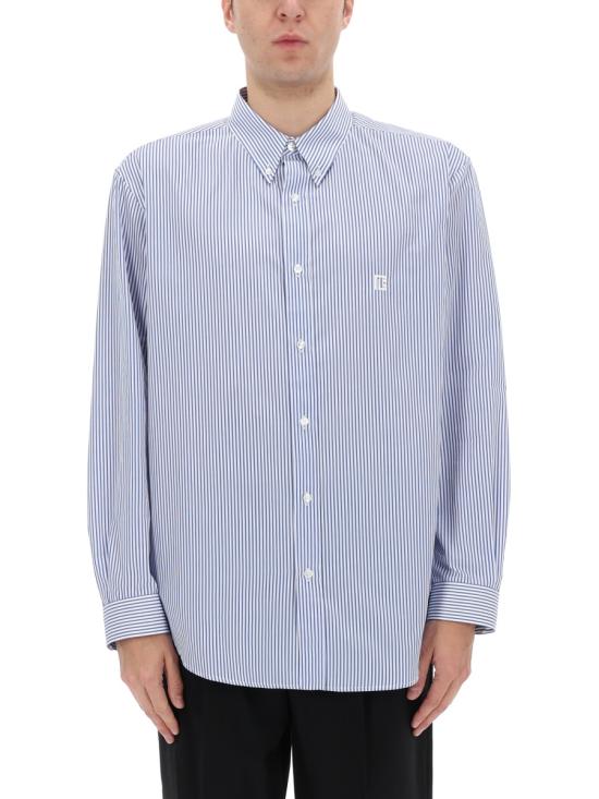 26SS 발망 긴팔 셔츠 GH1HS496CG38 SAB AZURE - BALMAIN