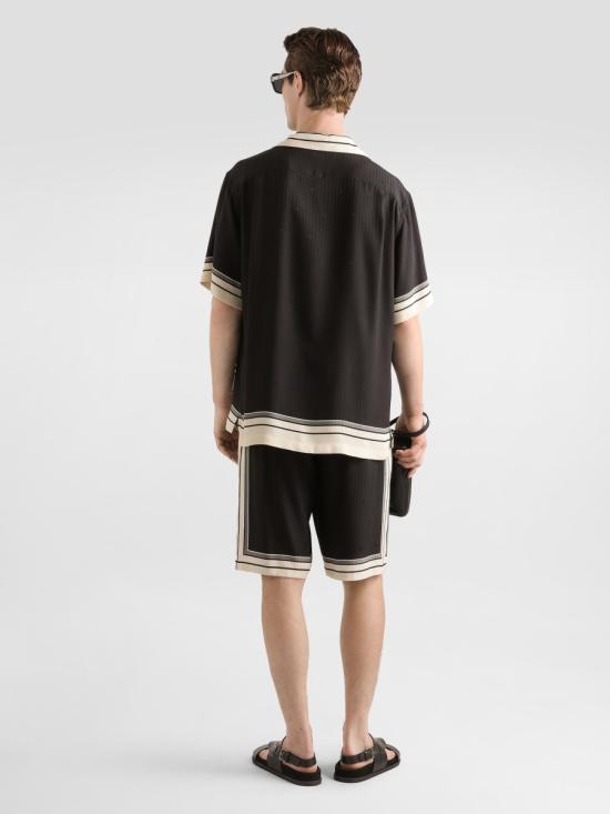 26SS 돌체앤가바나 긴팔 셔츠 G5LH3T HI11THN5WH BLACK - DOLCE & GABBANA