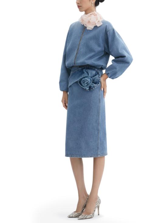 26SS 마그다뷰트림 데님 스커트 147426 DARKBLUE DENIM - MAGDA BUTRYM