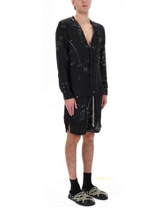 26SS 릭 오웬스 스트레이트 팬츠 RU01F2397 KP10911 BLACK