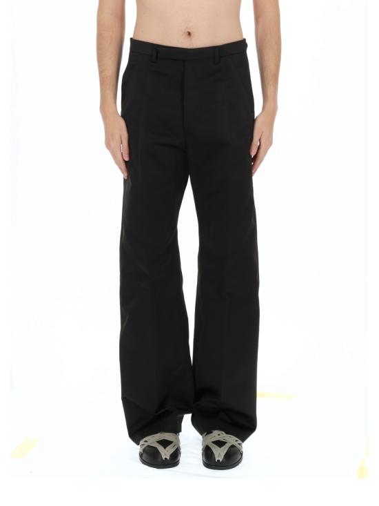 26SS 릭 오웬스 스트레이트 팬츠 RU01F2352 THD09 BLACK - RICK OWENS