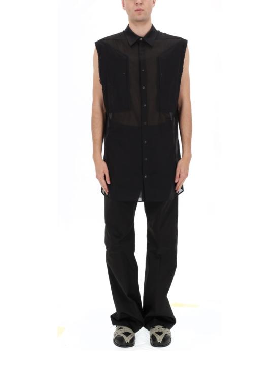 26SS 릭 오웬스 긴팔 셔츠 RU01F2229 CV09 BLACK