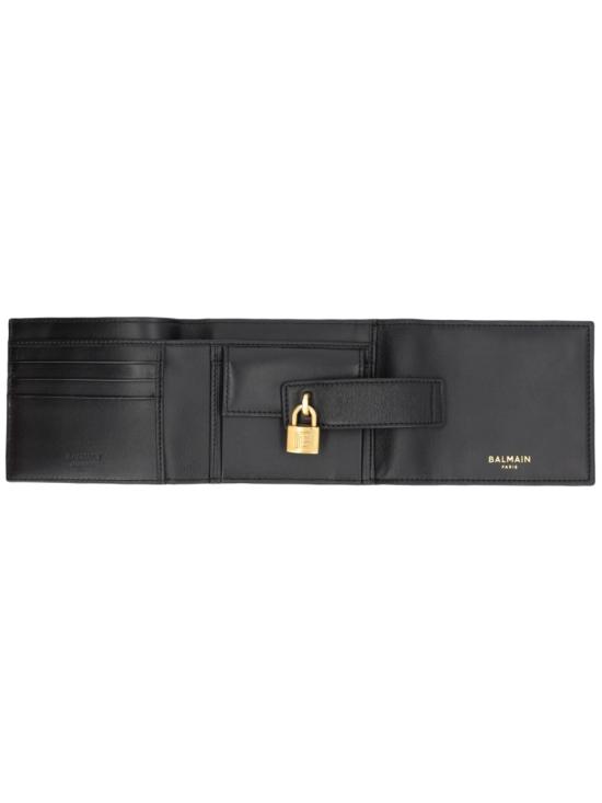 26SS 발망 가죽소품 GM1NE094LNAH 0PA BLACK - BALMAIN