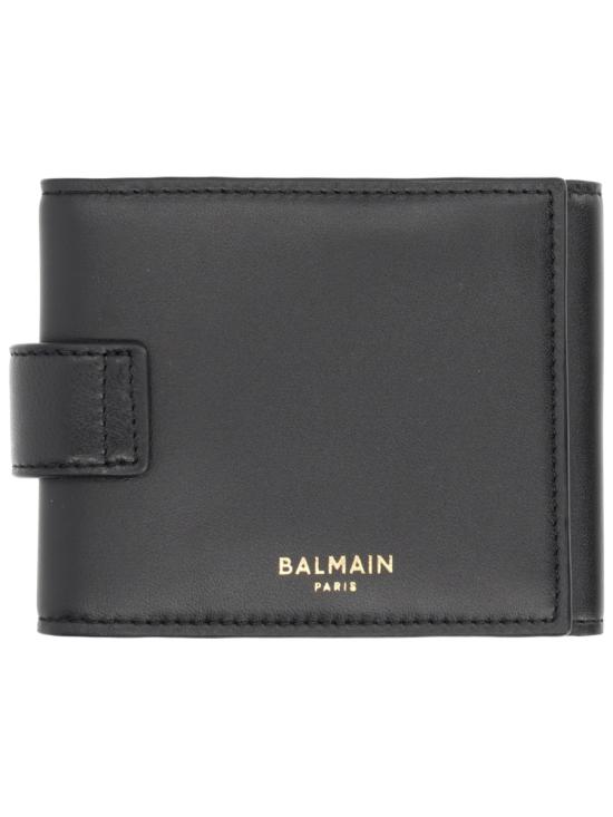 26SS 발망 가죽소품 GM1NE094LNAH 0PA BLACK - BALMAIN