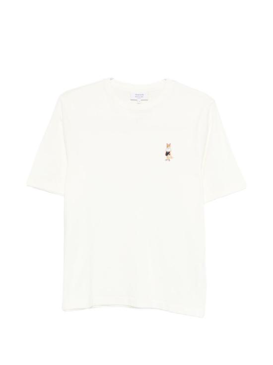 26SS 메종키츠네 반팔 티셔츠 QW00114KJ01190443 IVORY