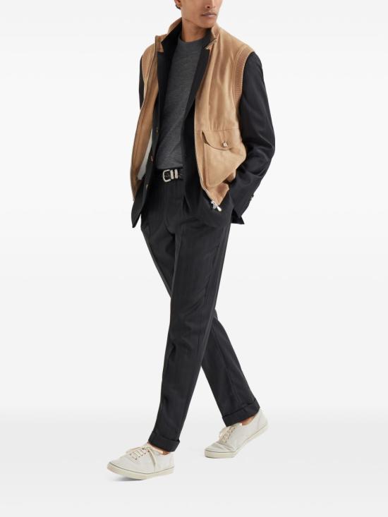 26SS 브루넬로 쿠치넬리 스웨터 MPCLF2079CMJ06 CAMEL - BRUNELLO CUCINELLI